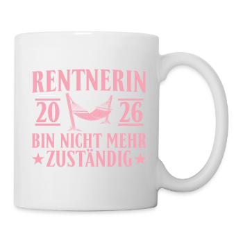 Retraité 2026 - Don non responsable - Mug blanc - blanc - Droite
