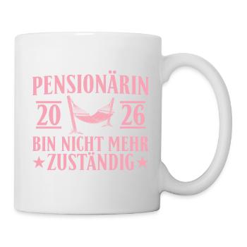Pensioner 2026 - No longer responsible gift - Mug - white - Right