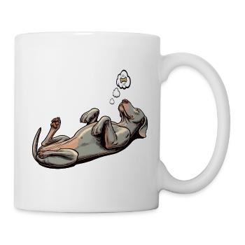 Propriétaire de Weimaraner Passionné de Weimaraner - Mug blanc - blanc - Droite
