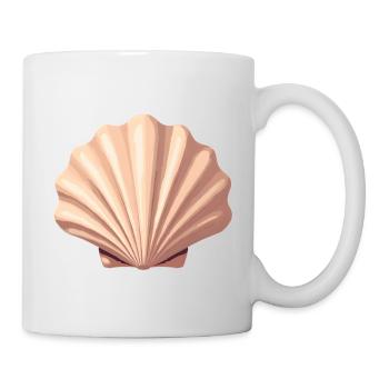 Muschel - Tasse - Weiß - Rechts