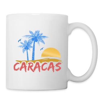 Urlaub Caracas - Tasse - Weiß - Rechts