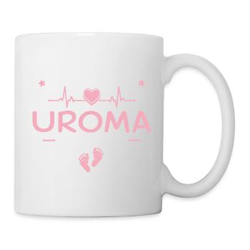 Ich werde Uroma 2027 - Ururenkelkind Ankündigung - Tasse - Weiß - Rechts