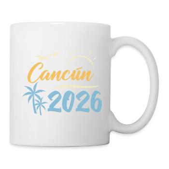 Cancun 2026 - Tasse - Weiß - Rechts