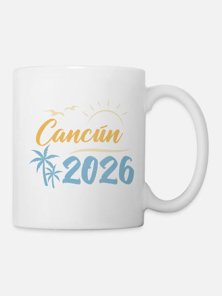 Cancun 2026 - Tasse - Weiß
