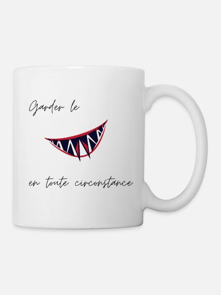 Garder le Smile - Mug blanc - blanc