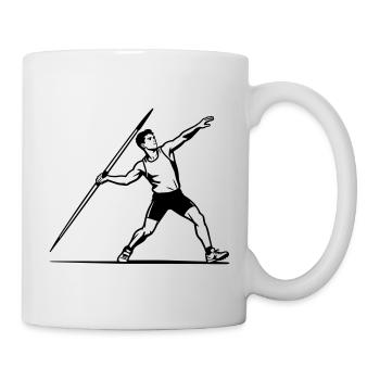 javelin throw - Mug - white - Right