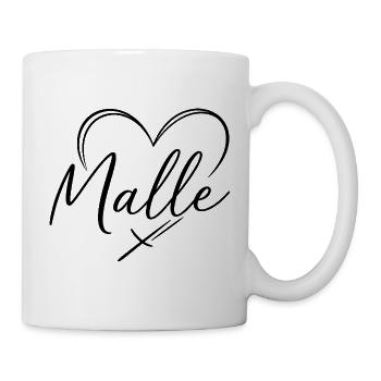 Malle Heart Lettering - Mug - white - Right
