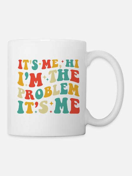 Bright Retro Typography Confession - Mug - white