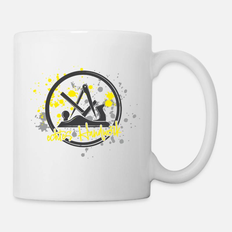 Schreiner Stolz grey-yellow small - Mug - white