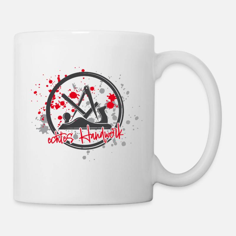 Schreiner Stolz grey-red-small - Mug - white
