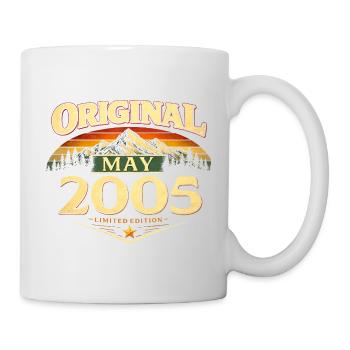 21st Birthday Gift Original May 2005 - Mug - white - Right