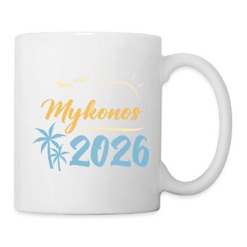Mykonos 2026 - Tasse - Weiß - Rechts