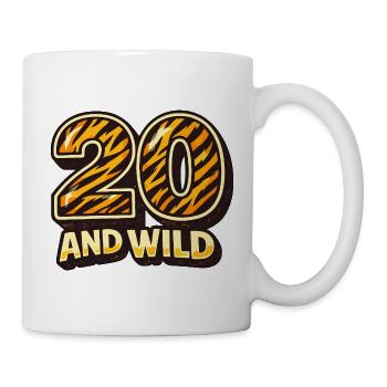 20e anniversaire - Mug blanc - blanc - Droite