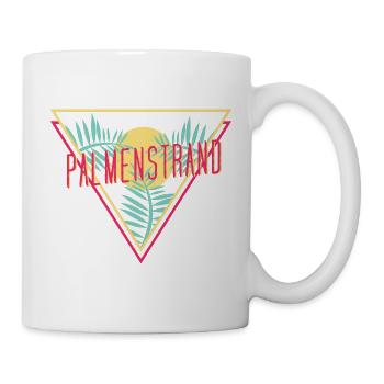 palm beach, beach, palm tree, palm trees, retro, - Mug - white - Right