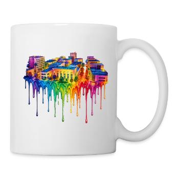 Bakersfield California Dripping Paint - Mug - white - Right