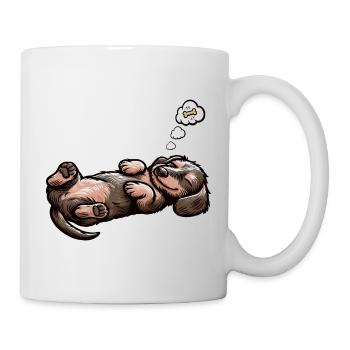 Rauhaardackel Dackel Dackelbesitzer Teckel Tekkel - Tasse - Weiß - Rechts