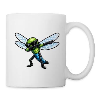 Dab de la Libellule - Mug blanc - blanc - Droite
