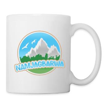 Namjagbarwa als Berg - Tasse - Weiß - Rechts
