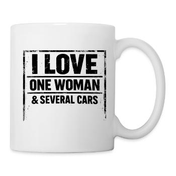 T-Shirt Humour Voiture Passion Mécanique Auto - Mug blanc - blanc - Droite