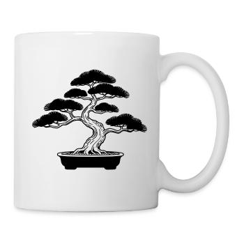 Bonsai - Tasse - Weiß - Rechts