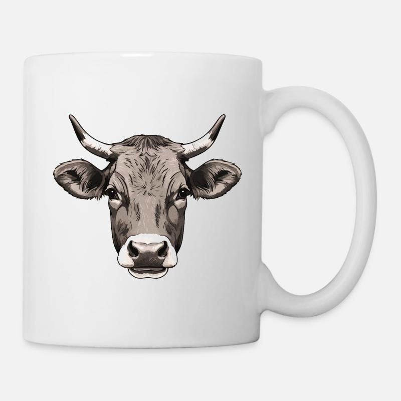 Vache - Mug blanc - blanc