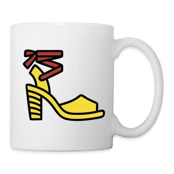 High Heel Shoe Fashion Italy Fashionista - Mug - white - Right