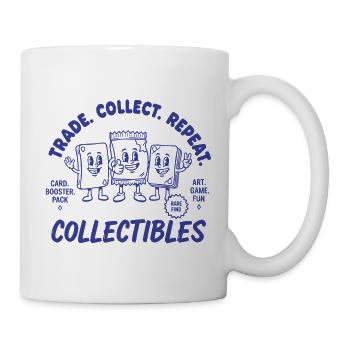 Trade Collect Repeat Collectibles Art Game Fun - Mug - white - Right
