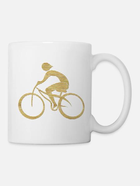 Radfahrer - Tasse - Weiß