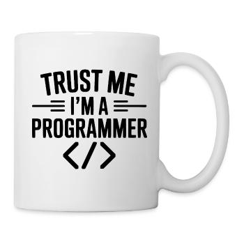 Croyez-moi, je suis programmeur - Mug blanc - blanc - Droite