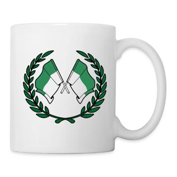Vlieland Laurel Flags – Island Pride - Tasse - Weiß - Rechts