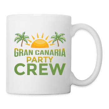 Équipe de la fête de Gran Canaria - Mug blanc - blanc - Droite