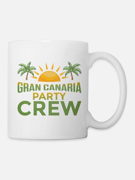 Gran Canaria Party Crew - Tasse - Weiß