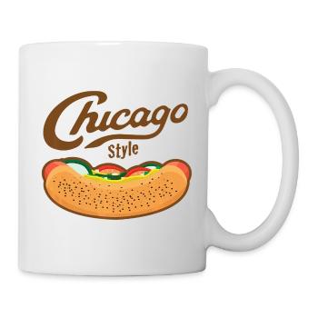 Chicago Style Hot Dog Tee - Mug - white - Right