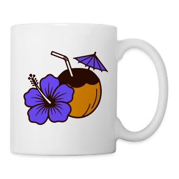 Hawaï - Mug blanc - blanc - Droite