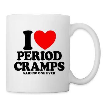 Today is one of those days with menstrual pain – funny - Mug - white - Right