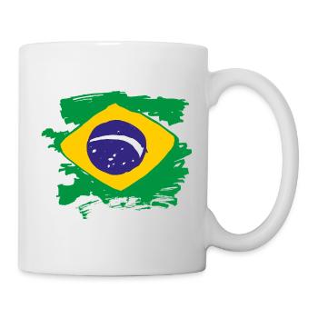 Brazil Flag - Mug - white - Right