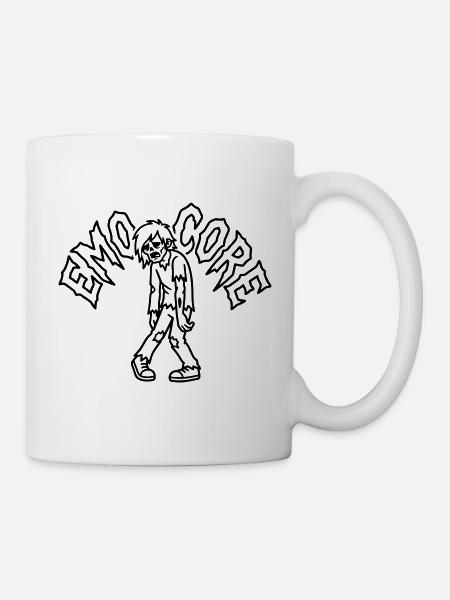 Emocore - Tasse - Weiß
