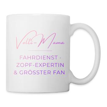 Volti-Mama: Lustiger Voltigier Spruch für Mütter - Tasse - Weiß - Rechts