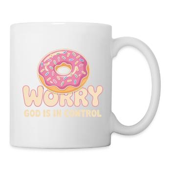 La foi en donut inspire : Dieu contrôle - Mug blanc - blanc - Droite