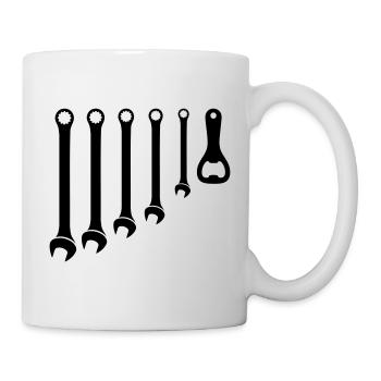 Jeu d’outils et ouvre-bouteille Craftsman - Mug blanc - blanc - Droite