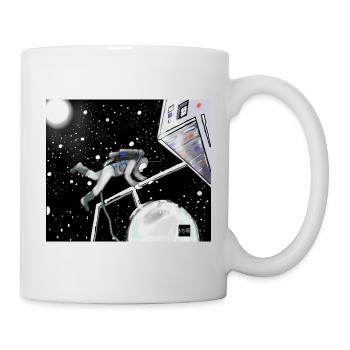 Space Explorer in Orbit - Mug - white - Right
