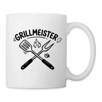 Grill Master BBQ Grilling Pitmaster Men - Mug - white - Right