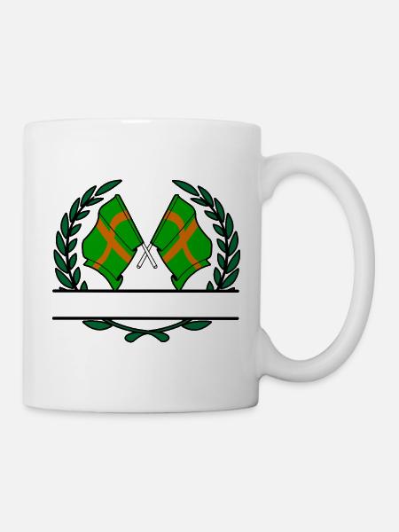 Nijmeger Wanderwappen Custom - Tasse - Weiß