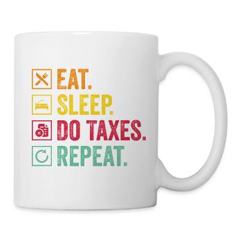 Eat Sleep Control Repeat - Mug - white - Right