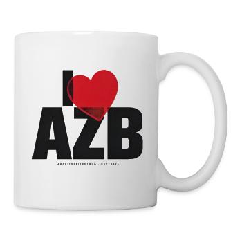 AZB - Arbeitszeitbetrug - Tasse - Weiß - Rechts