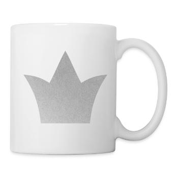 Couronne – symbole de force et de confiance en soi - Mug blanc - blanc - Droite