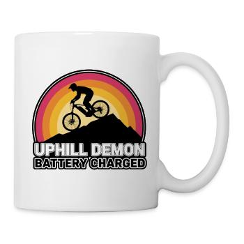 Uphill Demon Battery Charged - Mug - white - Right