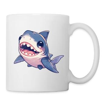 Haie Hai - Tasse - Weiß - Rechts