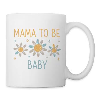 Soglia il sesso della mamma come baby del baby shower - Tazza - bianco - Destra