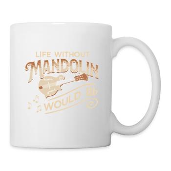 Mandoline Bluegrass Country Folk - Mug blanc - blanc - Droite